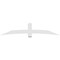 Ekena Millwork Bellingham Architectural Grade PVC Gable Bracket, 96"W x 20"H x 4"D x 6"F, 5/12 Pitch GBP096X20X0406BEL00 - alternate 2